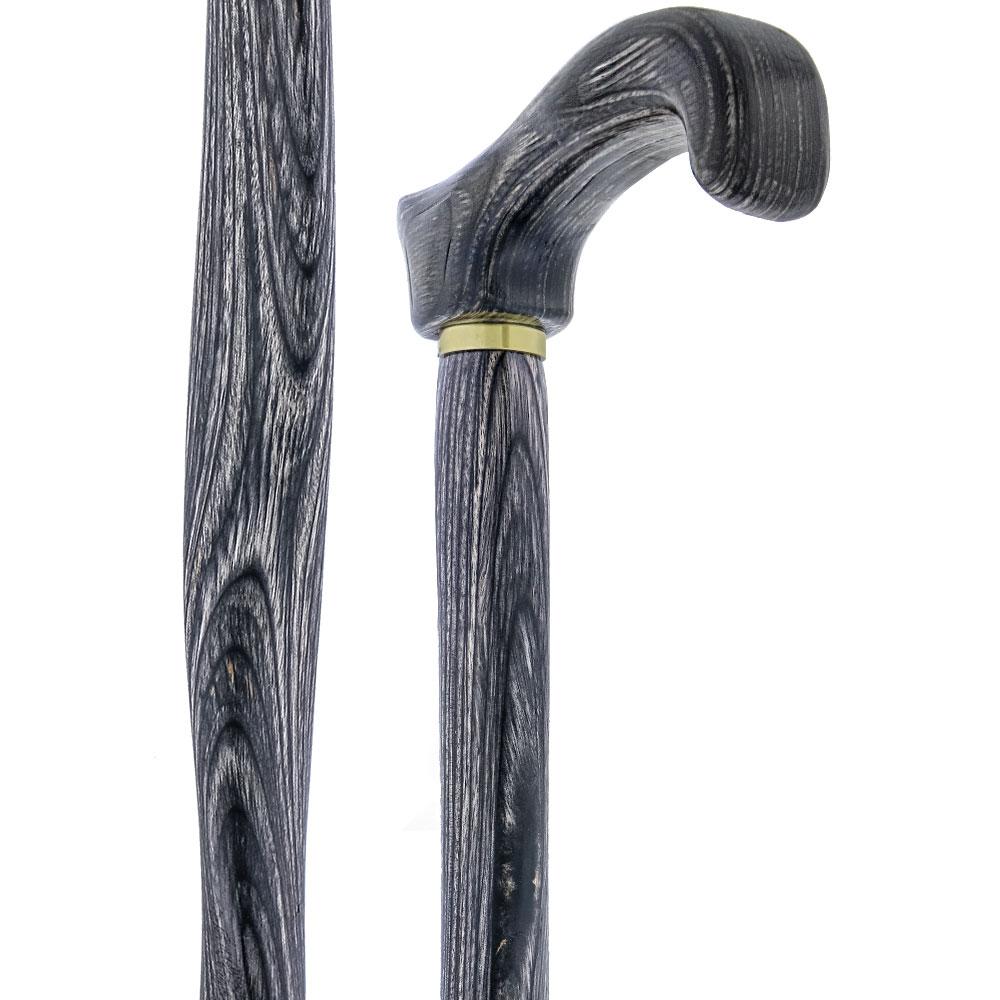 USA-Made Twisted Blackwood Cane: Stylish Colorwood Laminate Cheapest Online