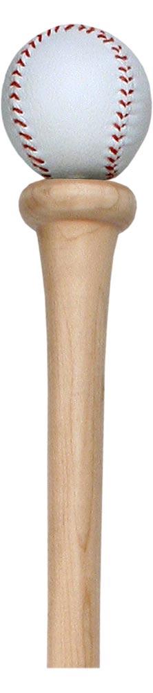 Louisville Slugger Leather Baseball Handle Walking Stick - Natural Ash Free Shipping High Quality