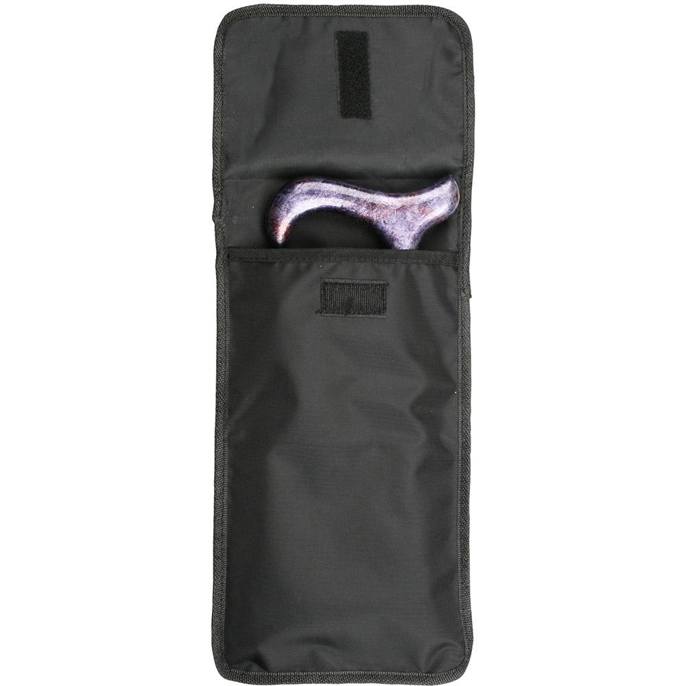 Black Folding Cane Pouch Bag: Compact & Portable Storage Cheap Sale Collections