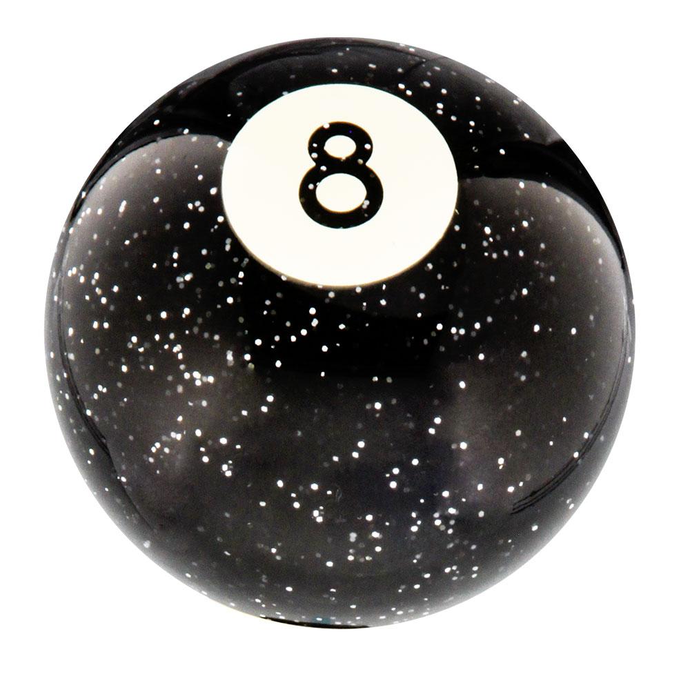 8 Ball Black Sparkle Round Knob Cane w/ Custom Color Ash Shaft & Collar Cheap Finishline