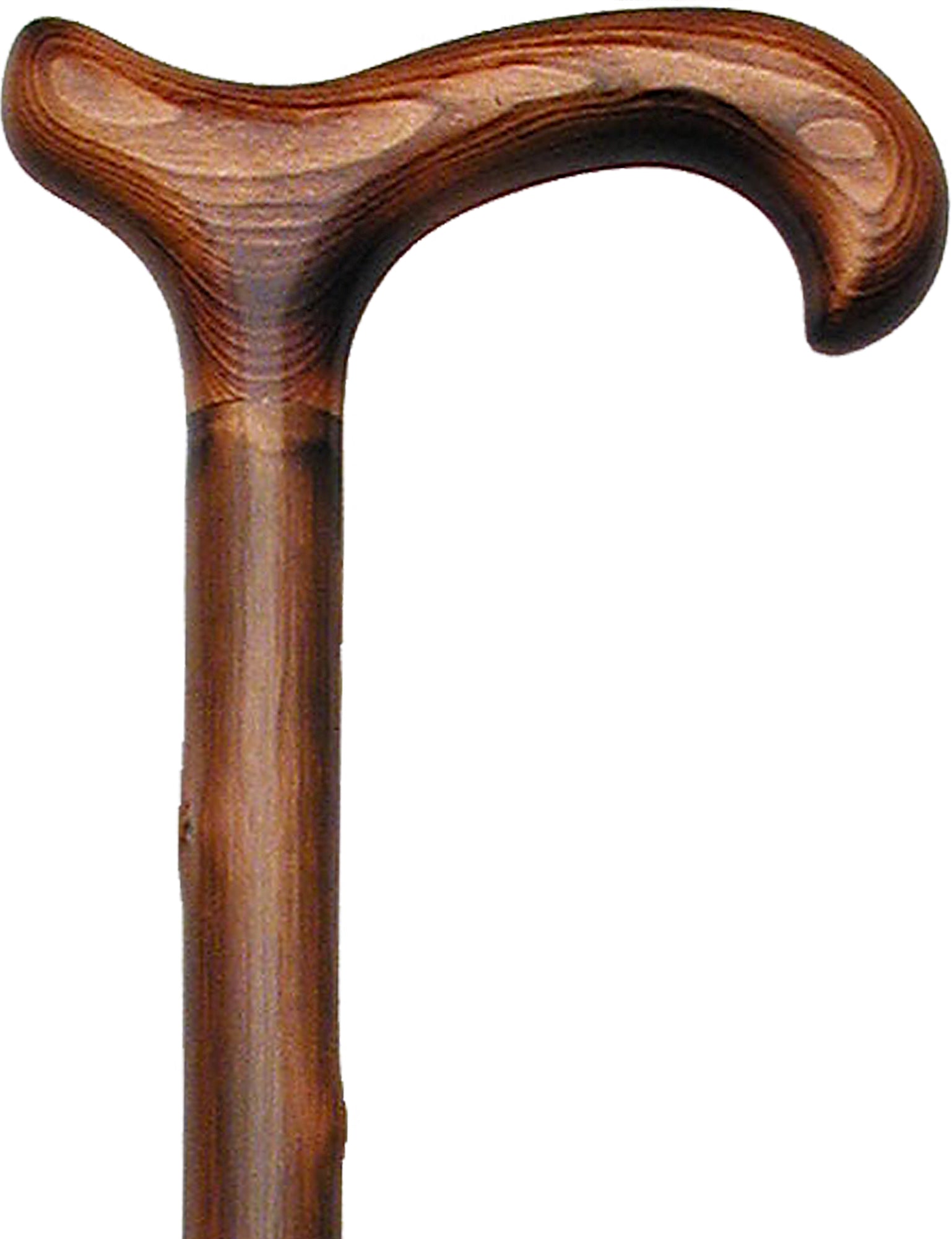 Classic Scorched Chestnut Derby Cane - Chestnut Shaft Free Shipping Best Place