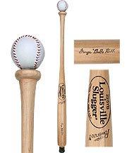 Louisville Slugger Leather Baseball Handle Walking Stick - Natural Ash Free Shipping High Quality