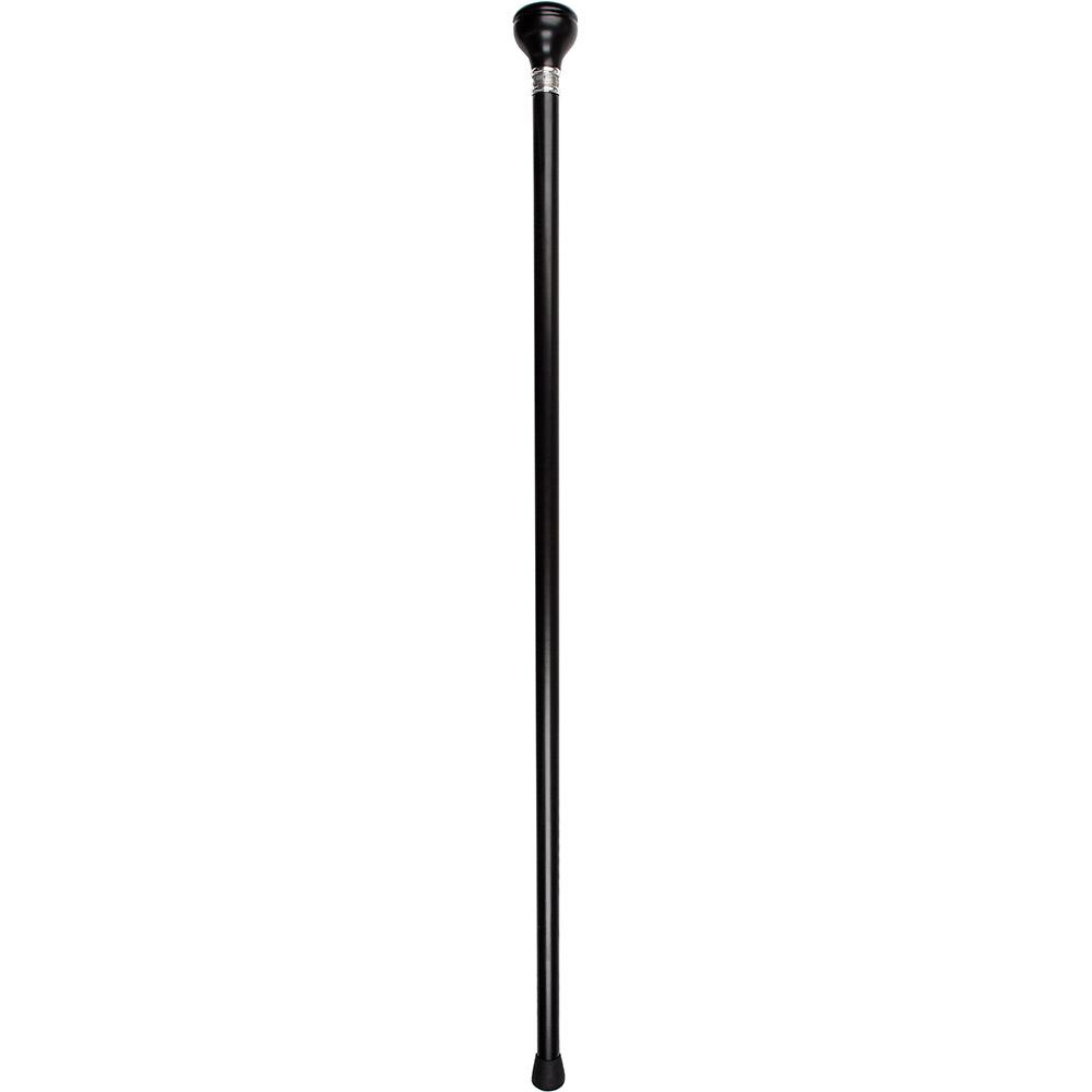 Scratch and Dent Coast Guard Knob Walking Stick With Black Beechwood Shaft and Pewter Collar V1642 Outlet Low Shipping Fee