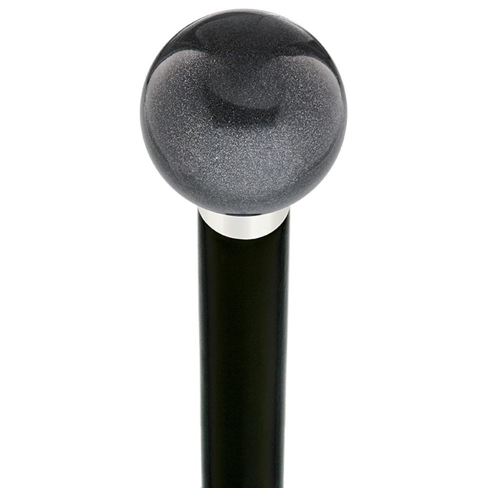 Scratch and Dent Carbon Graphite Round Knob Cane w/ Black Beechwood Shaft &  Blue Collar V2202 Sale Cheap Online