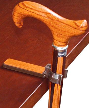 Auto Flip-Up Rosewood Wood Cane Holder: Easy Store-Away Design Sale Ebay