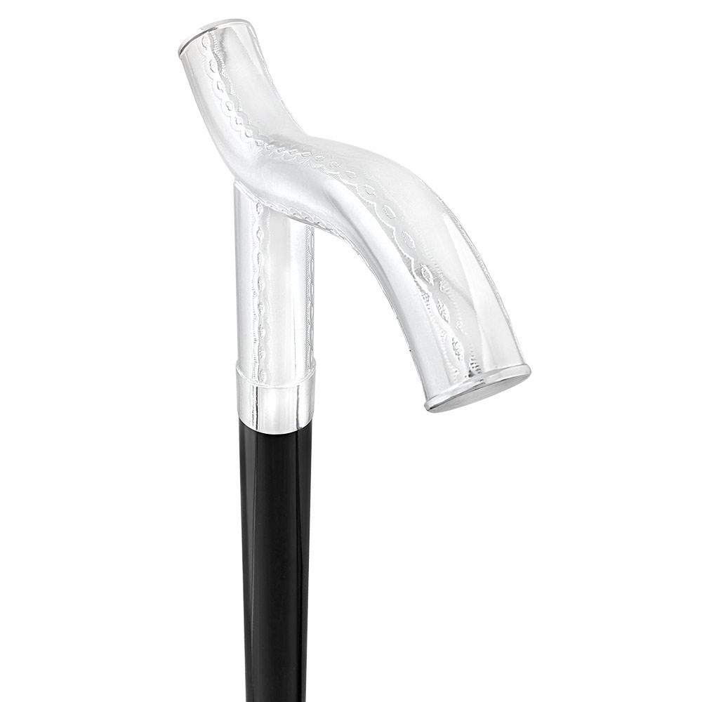 Italian Luxury: 'Harmoniously Poised' Cane, In 925r Silver Clearance Deals