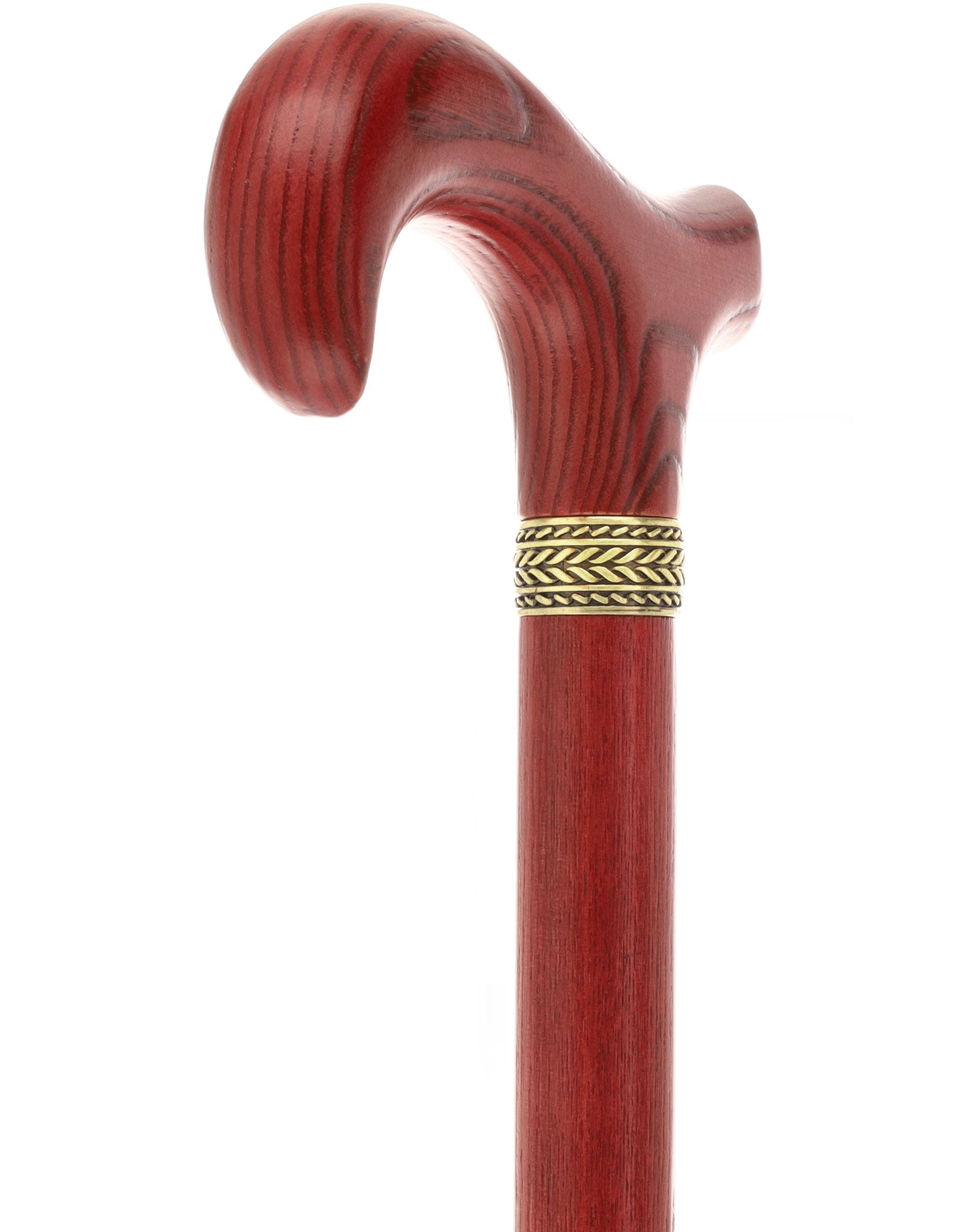 Super Strong Derby Handle Cane - Ash Wood, Pewter Wheat Collar, Matching Stain, 3 Color Options Buy Cheap With Mastercard