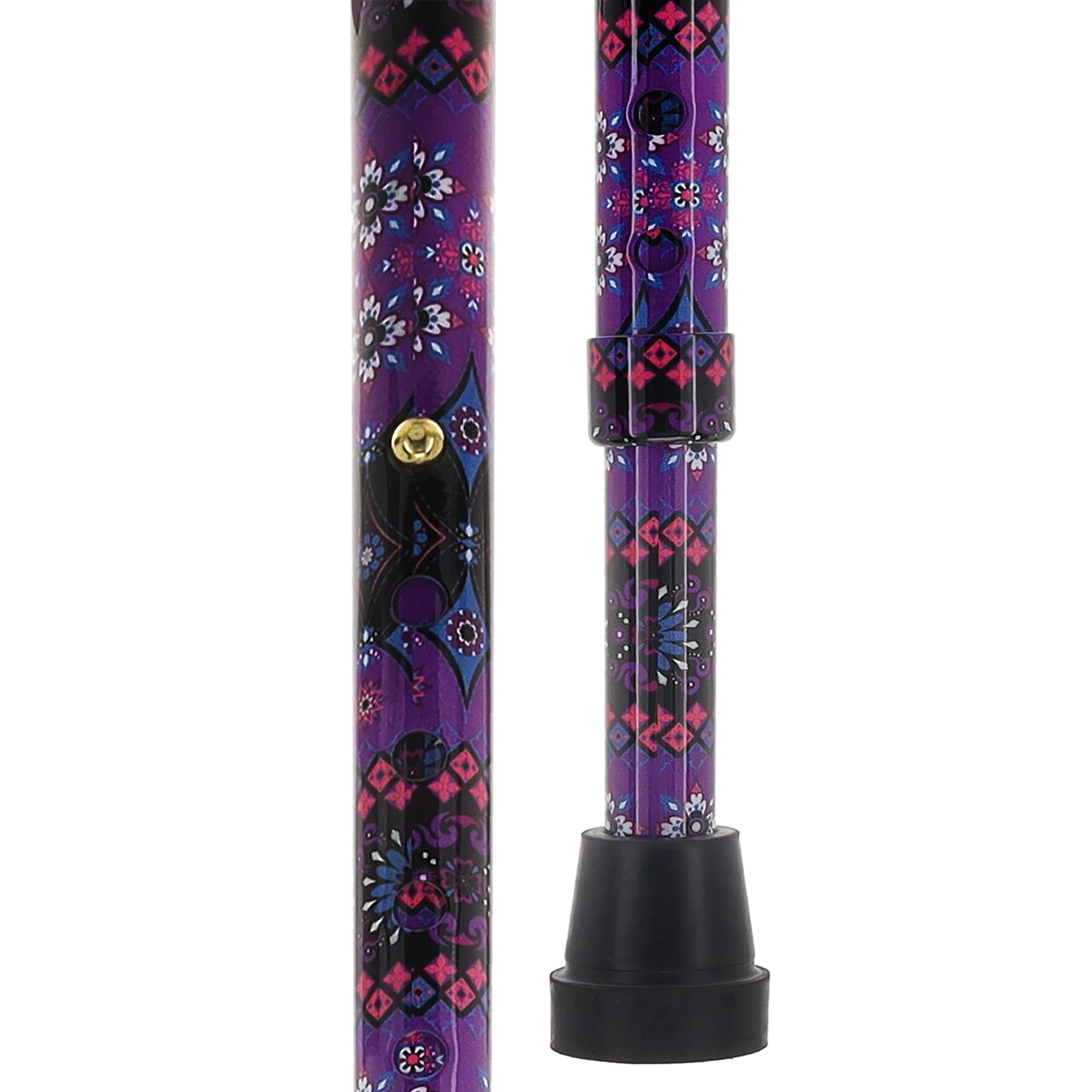 Designer Purple Cane: Comfort Grip & SafeTbase, Adjustable Pictures Online