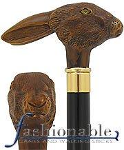 Brown Resin Rabbit Head Walking Cane Many Kinds Of Online