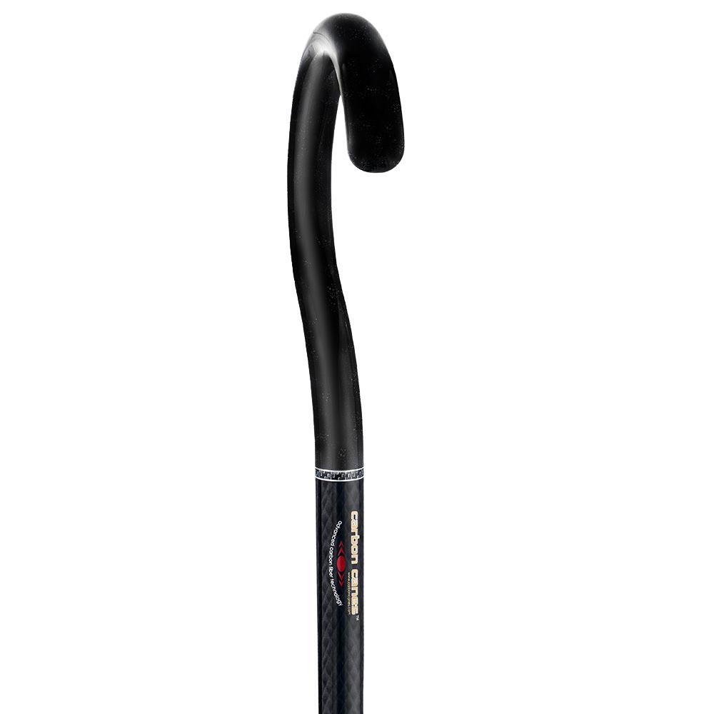 Triple Wound Carbon Fiber: Folding Black Tourist Walking Cane, 2-Piece Discount For Sale