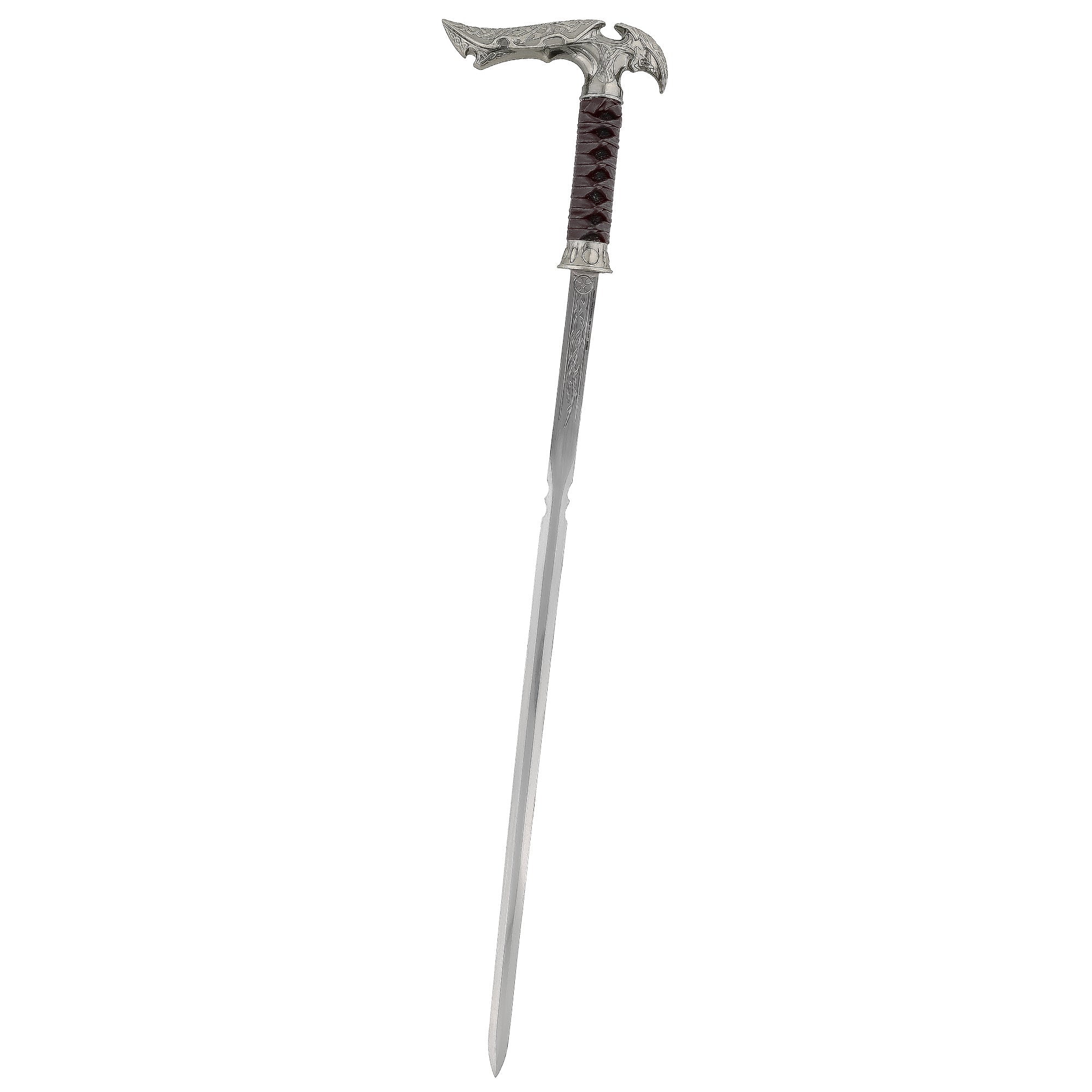 Medieval Sword Cane: Leather-Wrapped, Premium Steel Blade Best Place For Sale