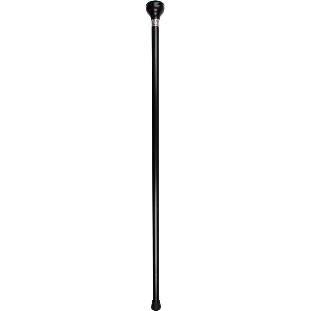 Scratch and Dent U.S.A. Flag Knob Walking Stick With Black Beechwood Shaft and Pewter Collar V2105 Free Shipping With Paypal