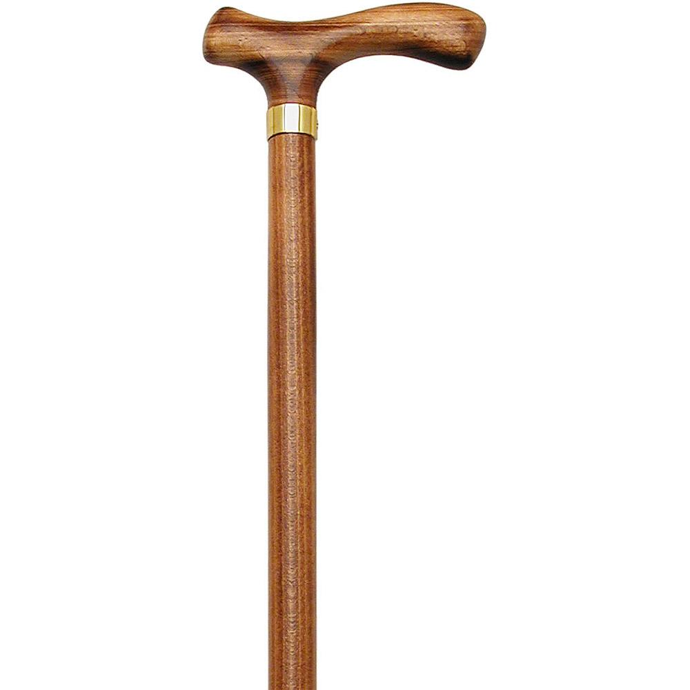 Flame Scorched Fritz Walking Cane: Beechwood Shaft Design Discounts Sale Online