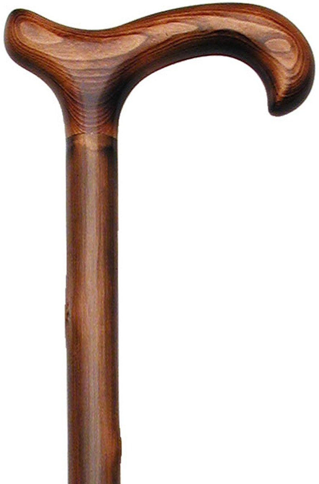 Classic Scorched Chestnut Derby Cane - Chestnut Shaft Free Shipping Best Place