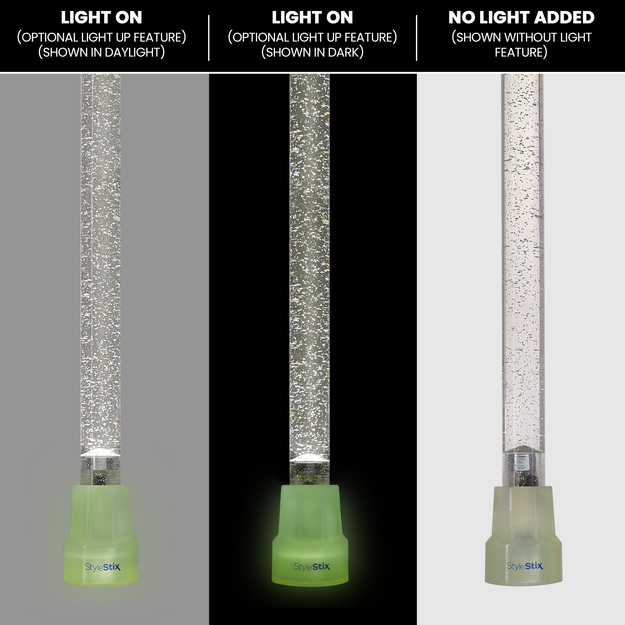 Clear Silver Luminance: Sparkle-Infused, Invisible Clear Shaft Clearance Online Official Site