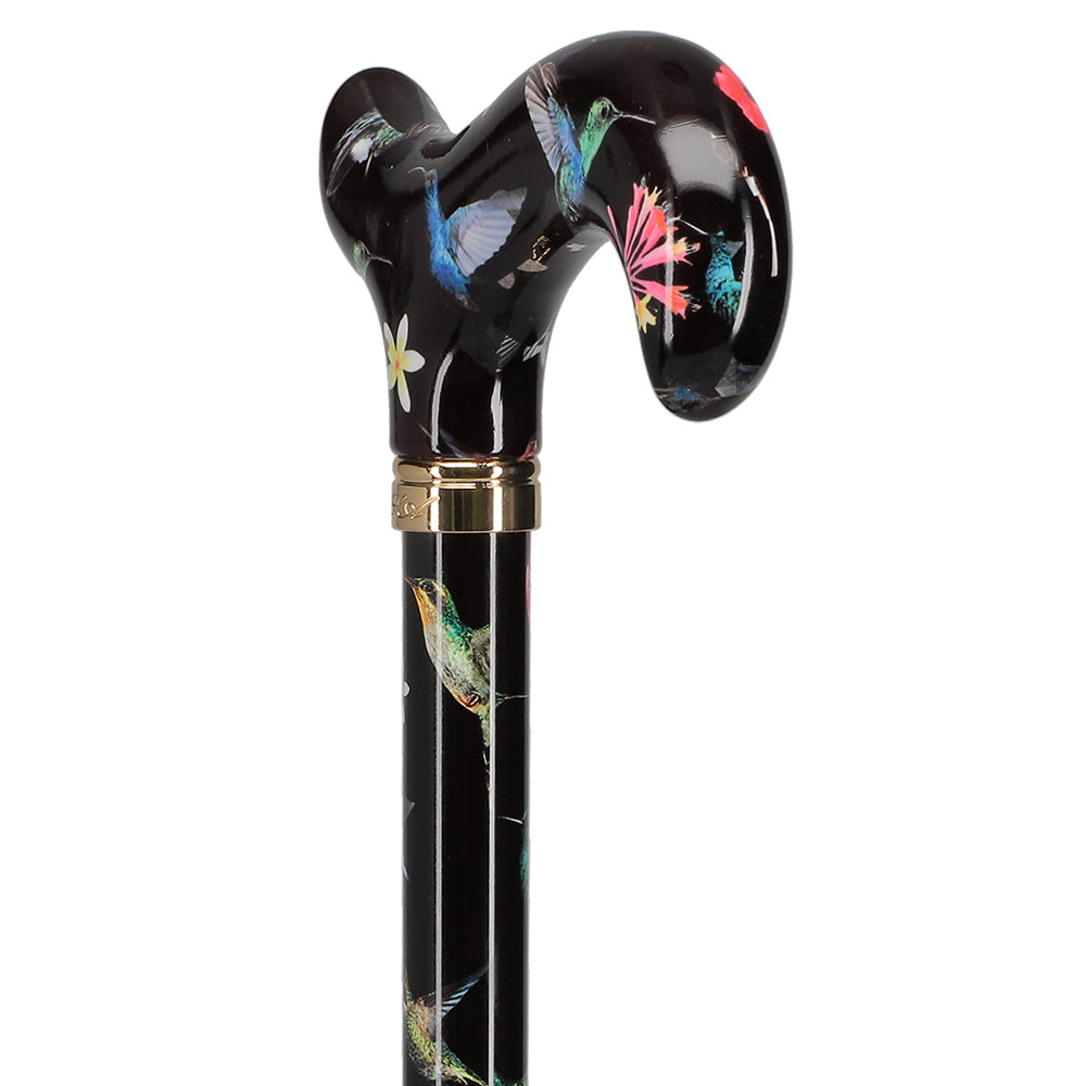 Flight of the Hummingbird: Designer Pattern Adjustable Cane Outlet Genuine