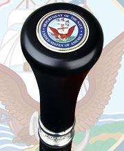 Navy Emblem Flat Top Stick: Beechwood Shaft Pewter Discount Wiki