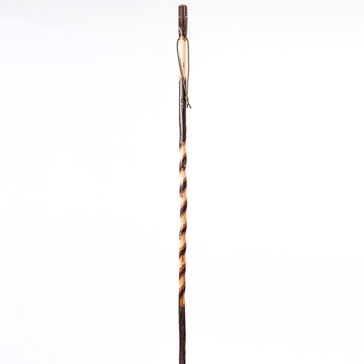 Entwined Hickory Hiking Staff Clearance Low Shipping