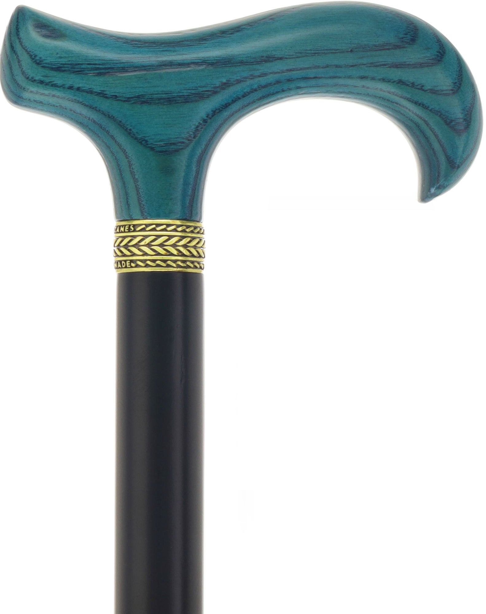 Blue Denim Derby Cane: Ash Wood, Brass Clearance Amazing Pice