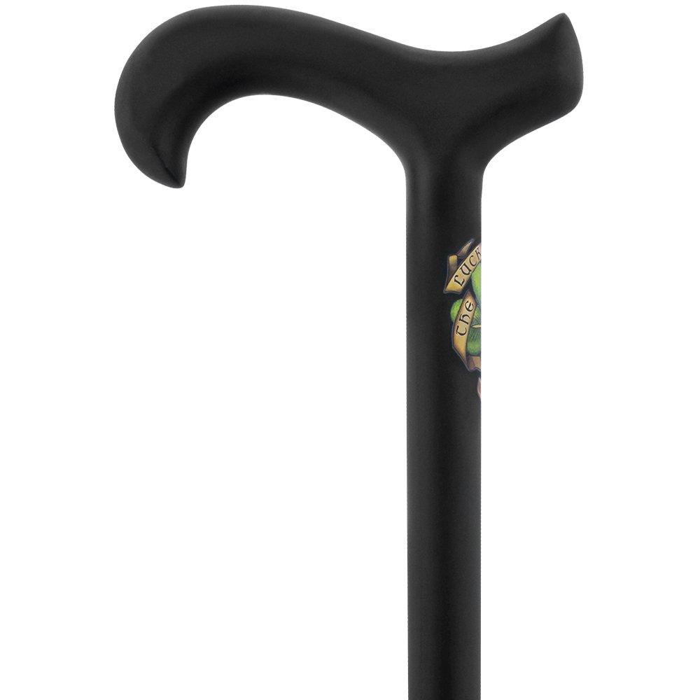 Scratch & Dent Luck of the Irish - Folding Carbon Fiber Derby Walking Cane - 2 Piece V1283 With Paypal Online