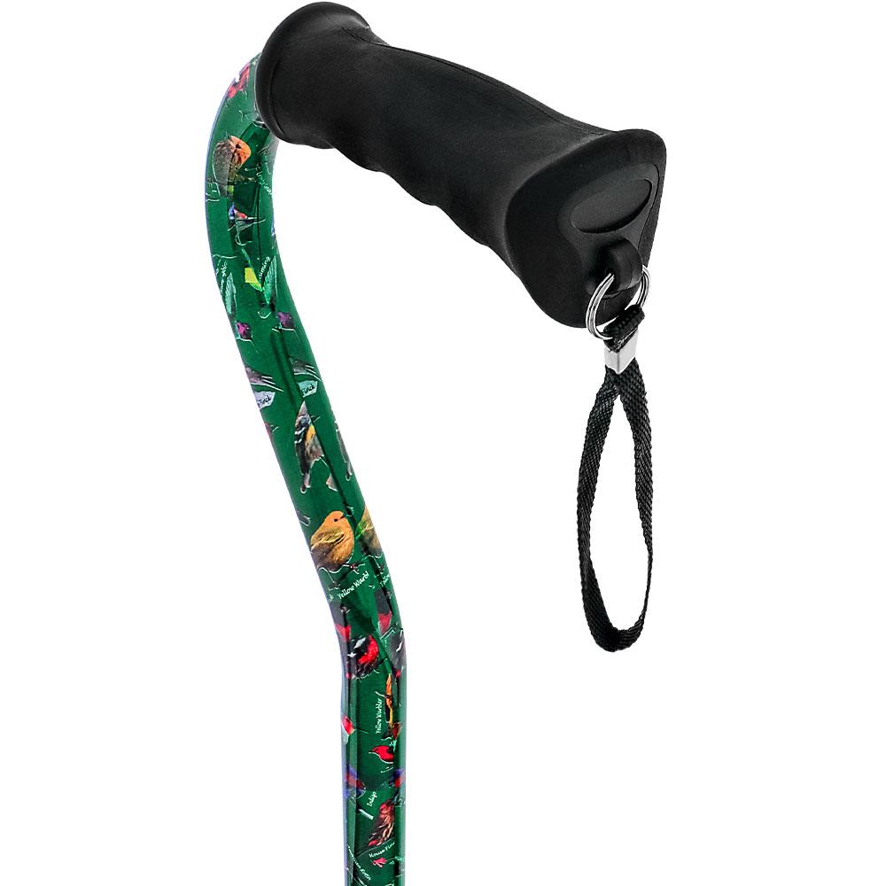 American Songbird Aluminum Convertible Quad Base Walking Cane - Adjustable Shaft Buy Online