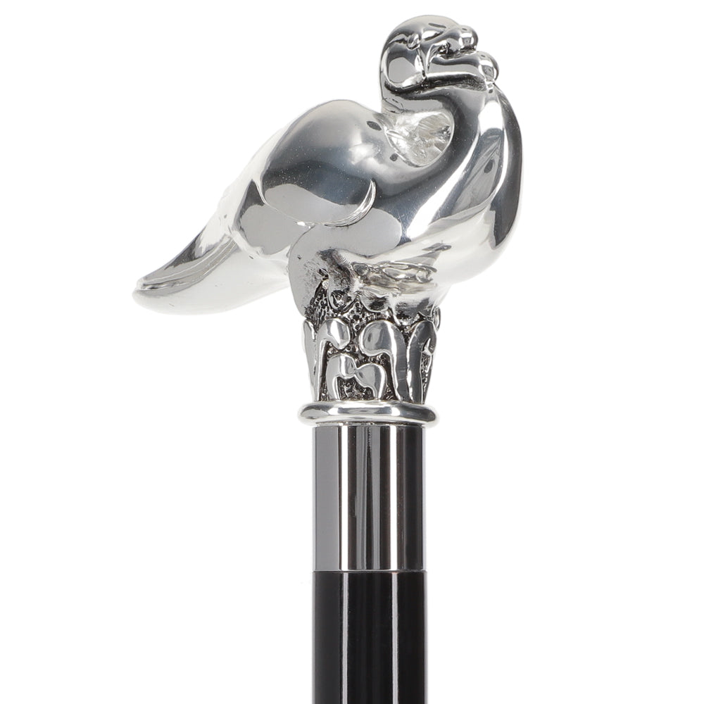 Scratch and Dent Italian Import 925r Silver Swan Stick - Agatha Christie's Poirot V3466 Sale Real