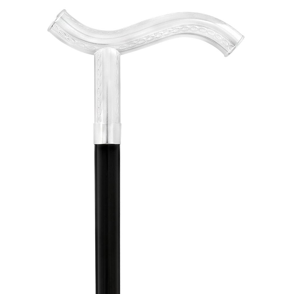 Italian Luxury: 'Harmoniously Poised' Cane, In 925r Silver Clearance Deals