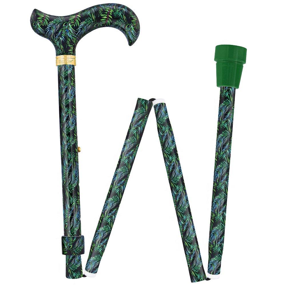 Midnight Breeze: Designer Folding Cane with Patterned Handle Outlet Store Cheap Pice