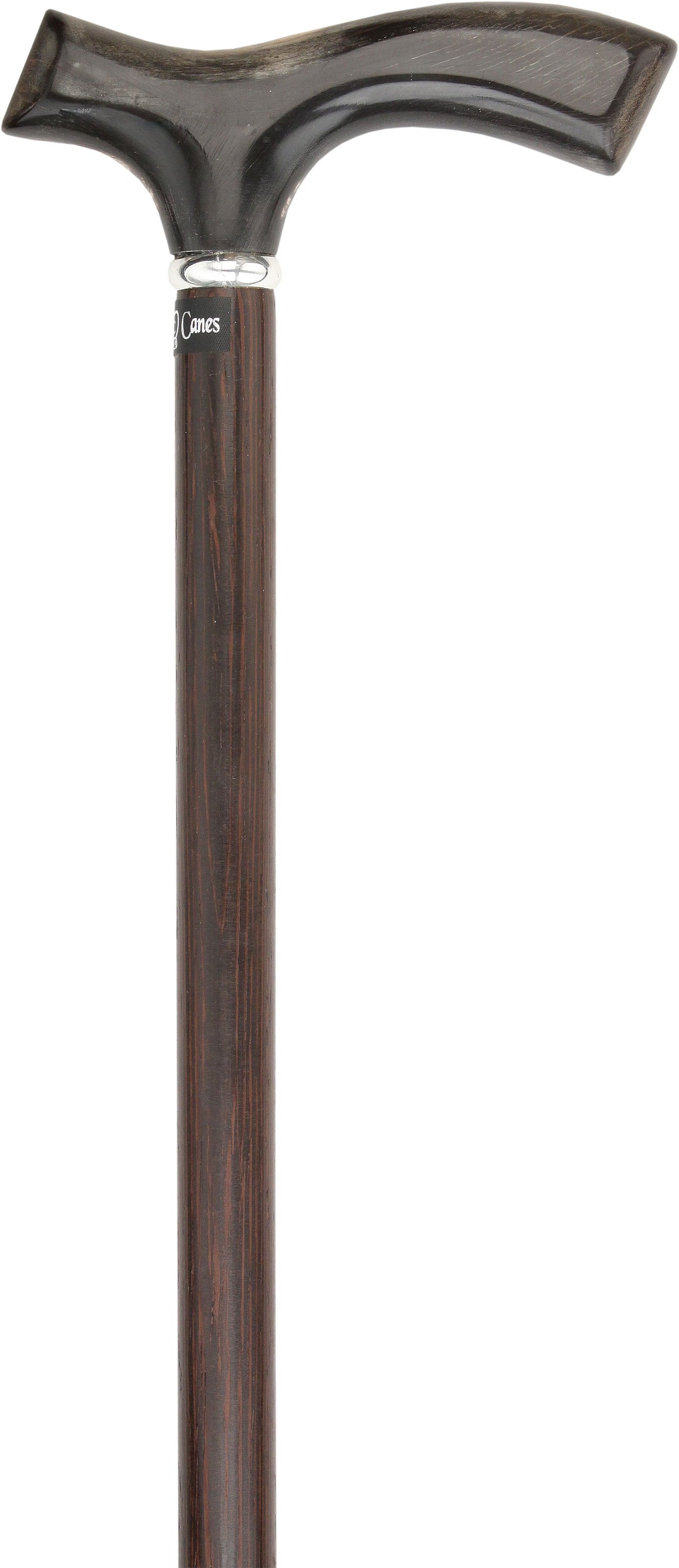 Scratch and Dent Buffalo Horn Fritz-Handle Walking Cane with Wenge Shaft V2054 Outlet Official