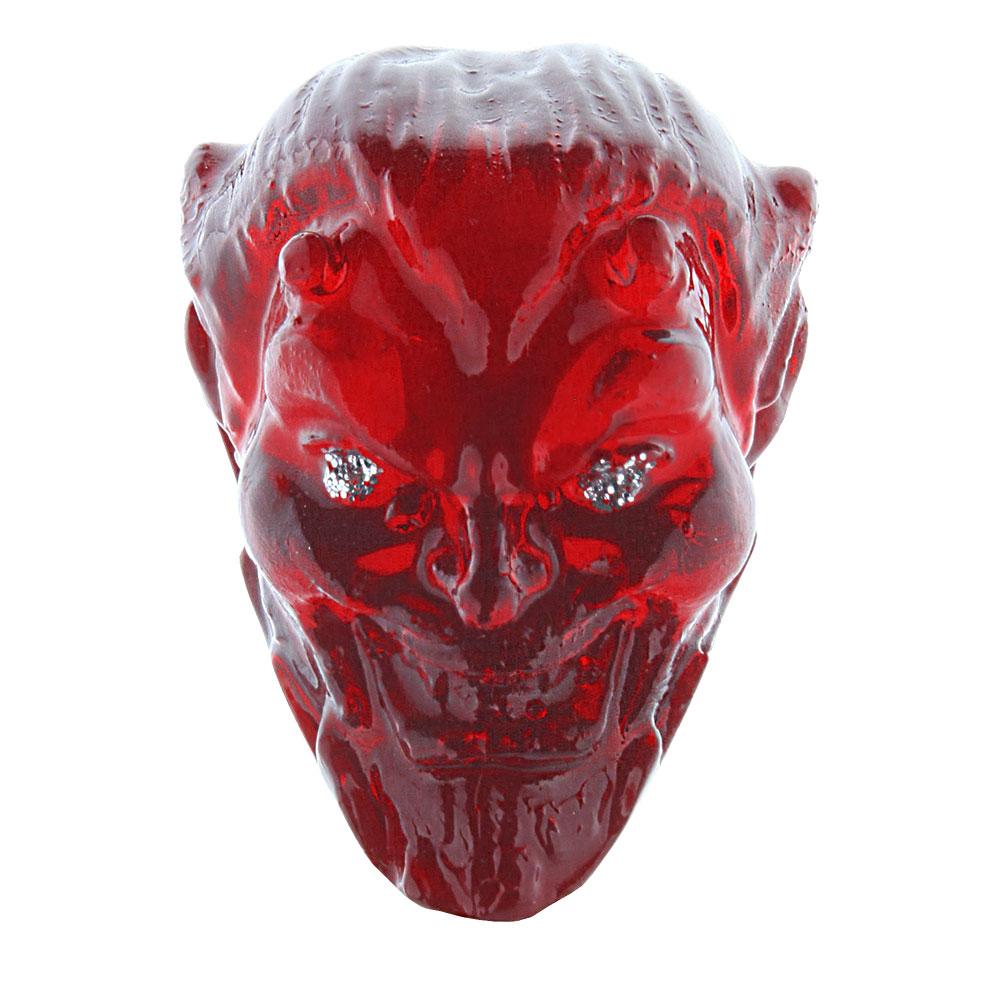 Sinister Red Devil Knob Cane w/ Custom Color Ash Shaft & Collar Buy Cheap Big Discount