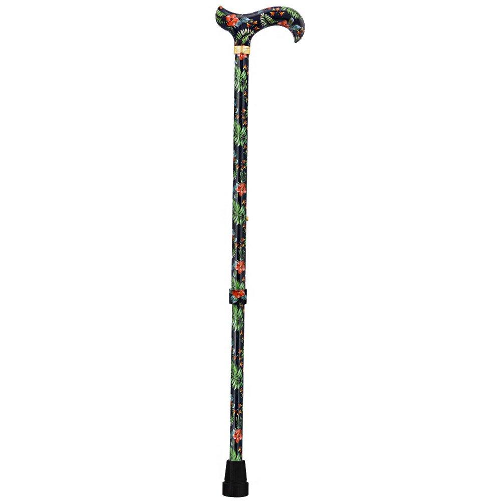 Island Way: Designer Adjustable Cane w/ Patterned Handle Visa Payment For Sale