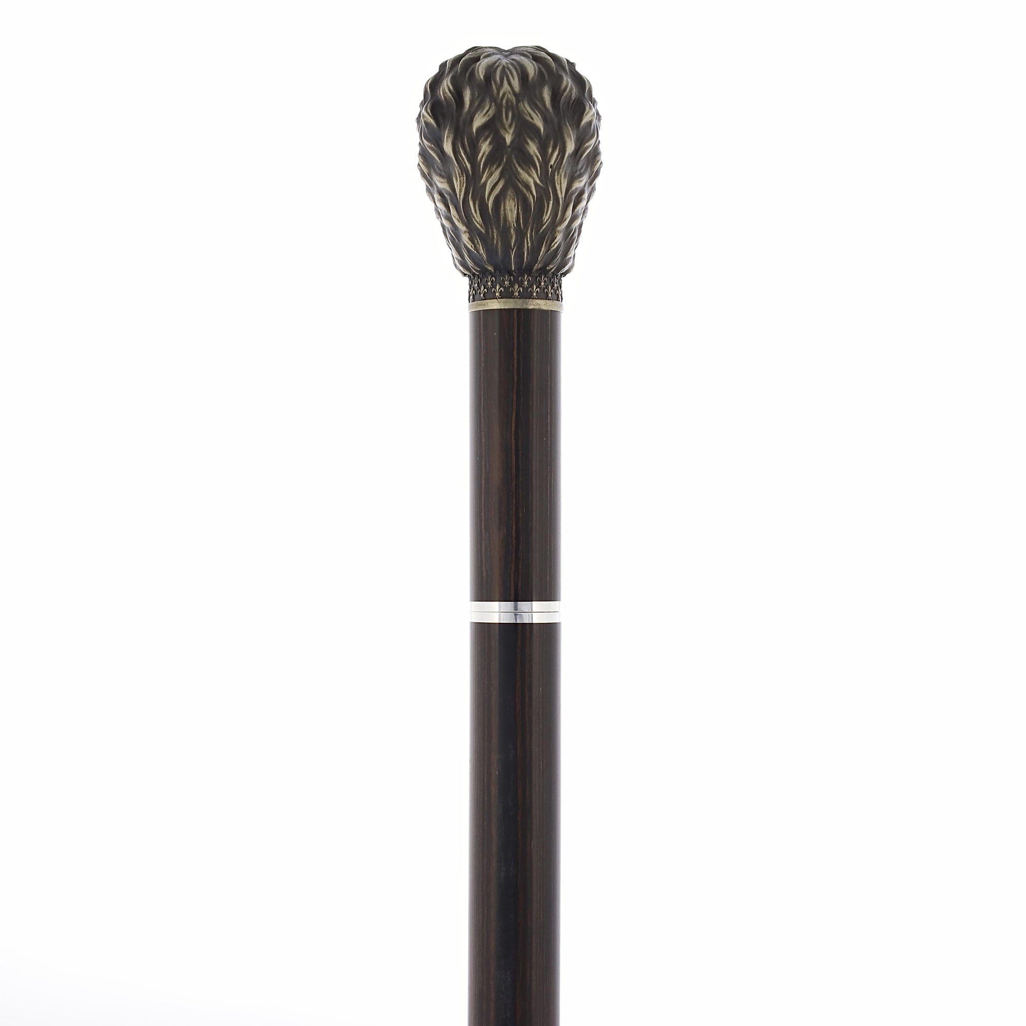 Luxury Silver Lion Head Sword-Gadget Stick - Stamina Wood Cheap New Arrival