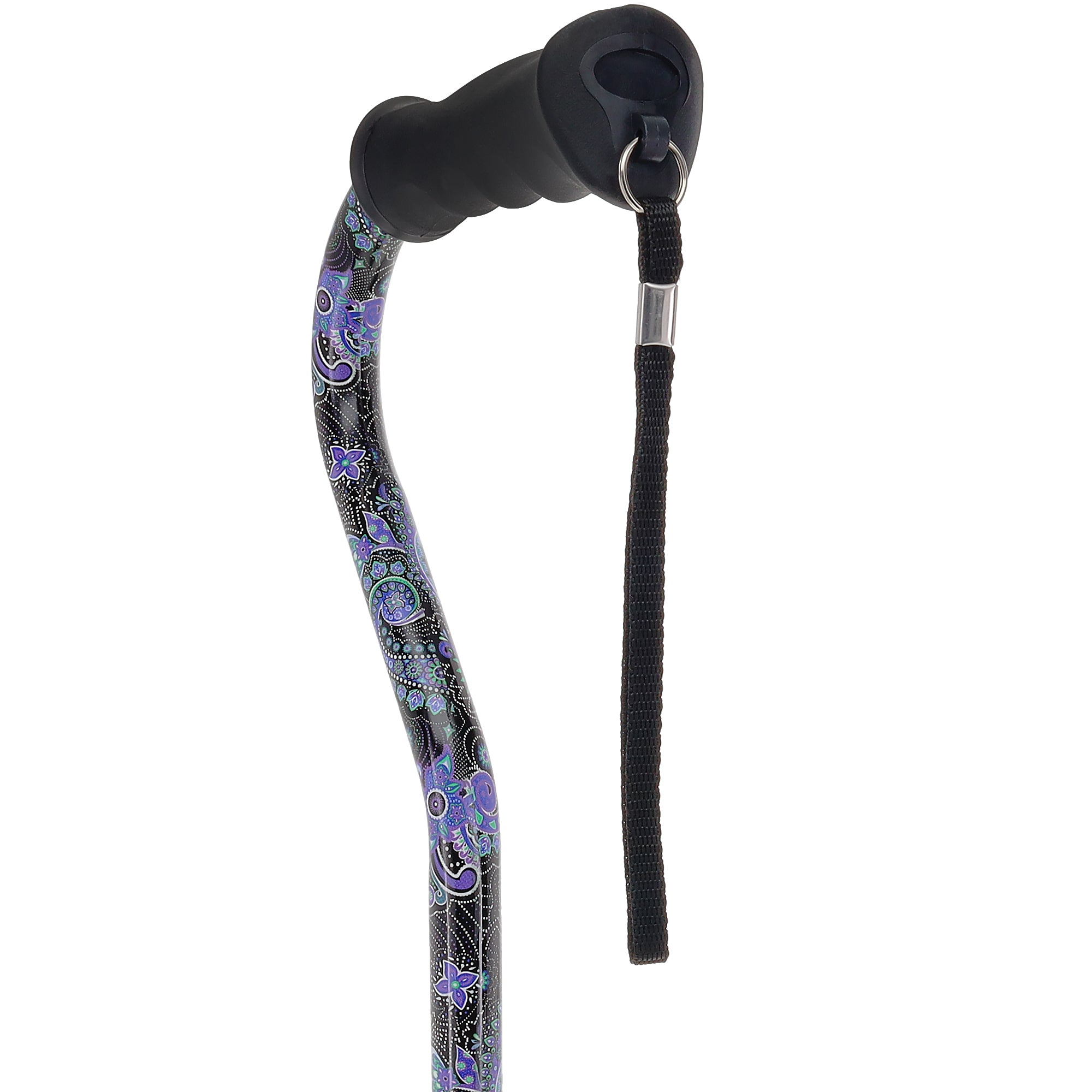 Purple Majesty: Adjustable Offset Walking Cane Comfort Grip Outlet Recommend