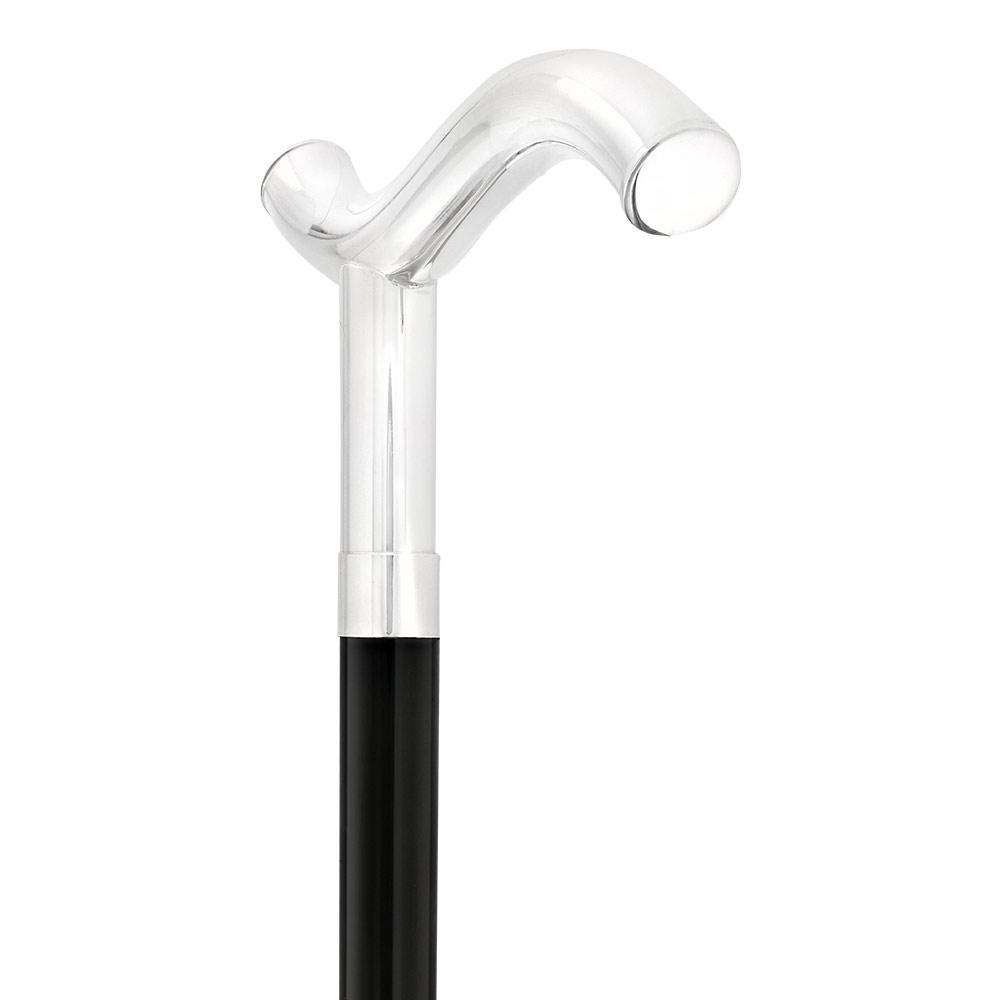 Italian Luxury: 'Soft Whispers' Cane, Crafted in 925r Silver Outlet Lowest Pice