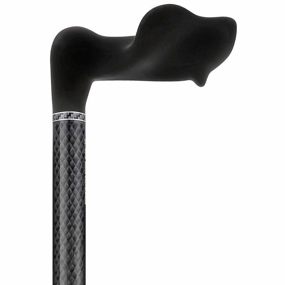 Lightweight & Adjustable: High-Tech Carbon Fiber Palm Grip Cane Store Cheap Online