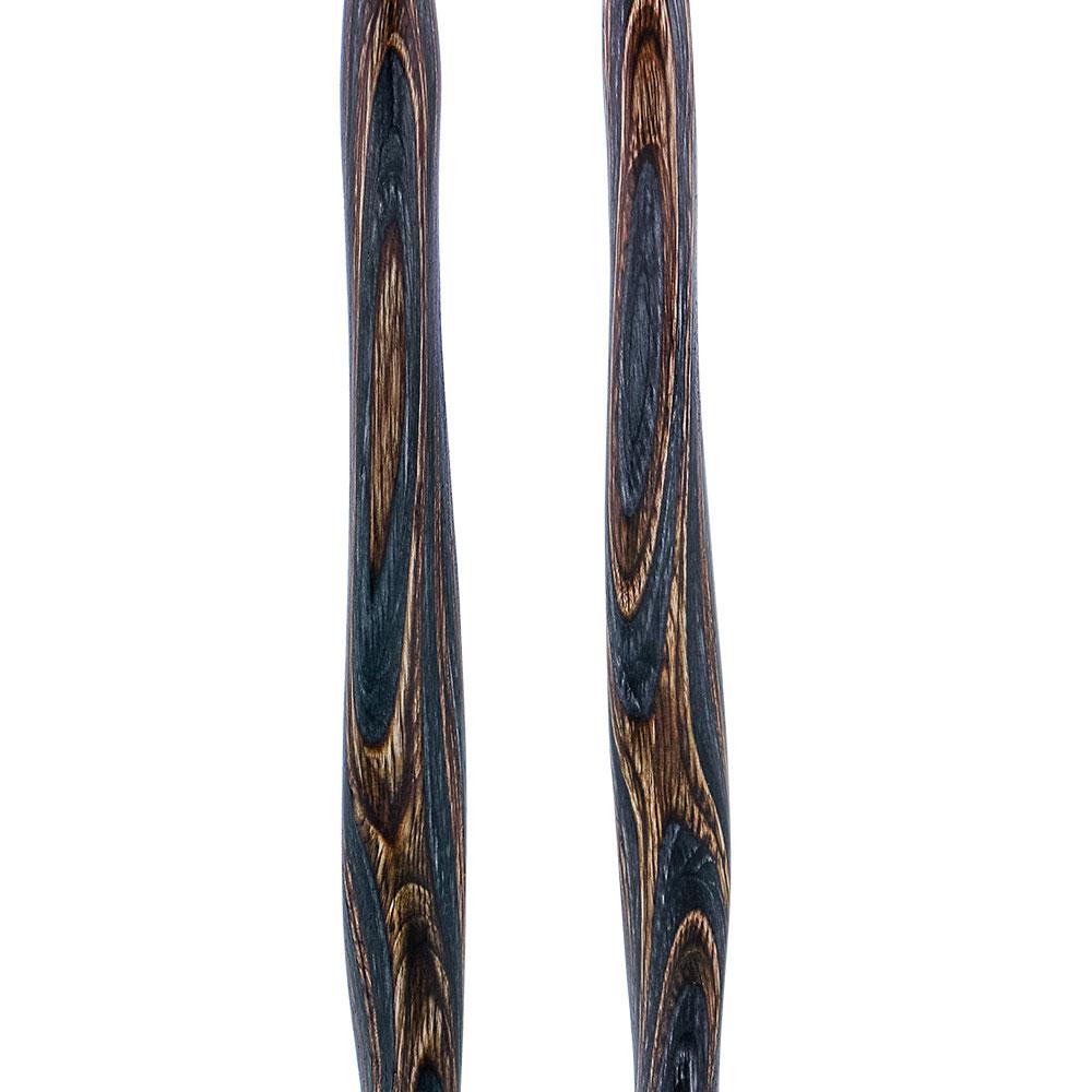 USA-Made Twisted Gunstock Cane: Black & Brown: Stylish Laminate Cheap Sale 100% Authentic