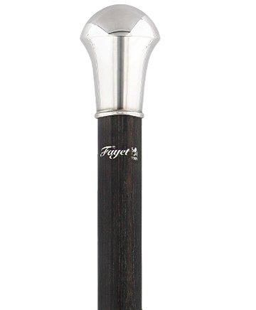 French Silver Knob Walking Stick: Stamina Wood Shaft Cheap Sale