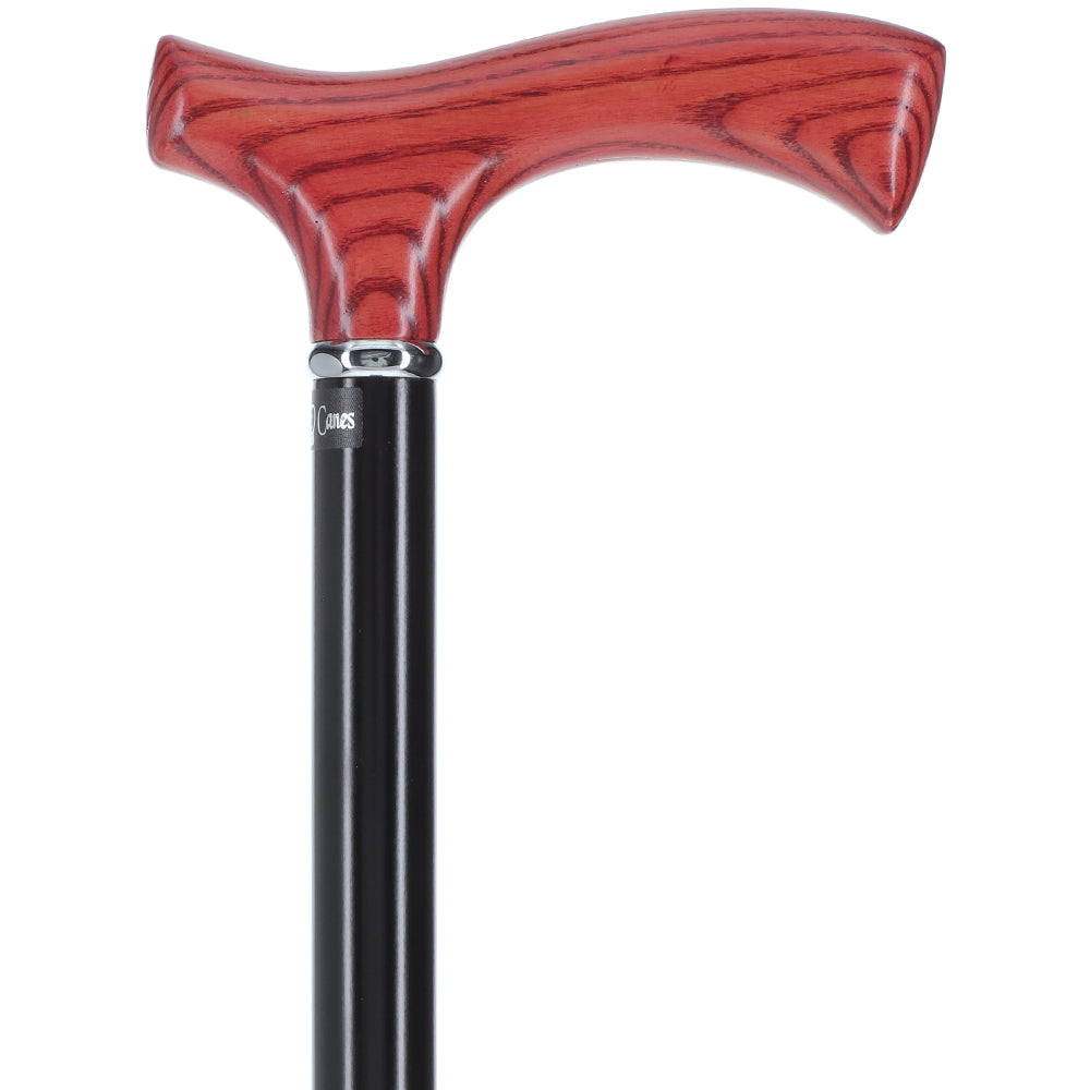 Scratch and Dent Elite Mahogany Ash Fritz Cane, Silver & Black Beechwood V3068 Extremely Cheap Pice