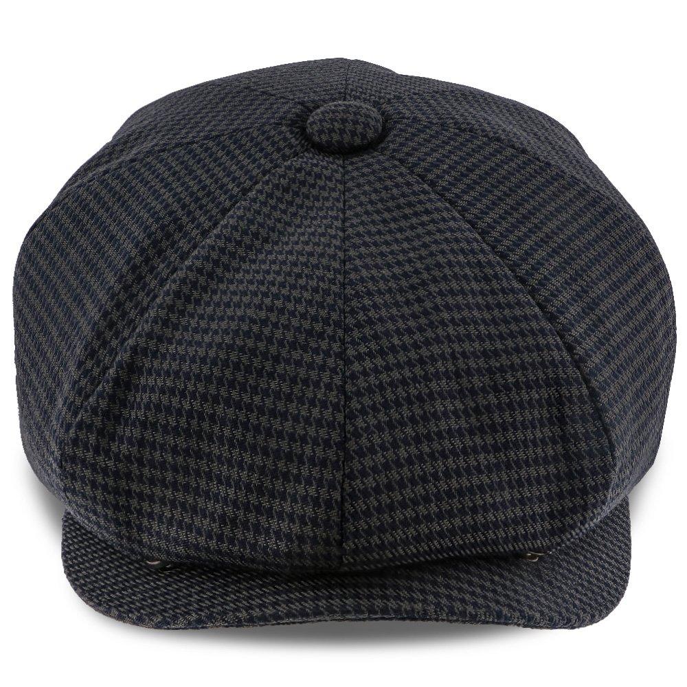 Oxford - Walrus Hats Navy/Green Houndstooth Polyester 8 Panel Newsboy Cap Footlocker Cheap Online