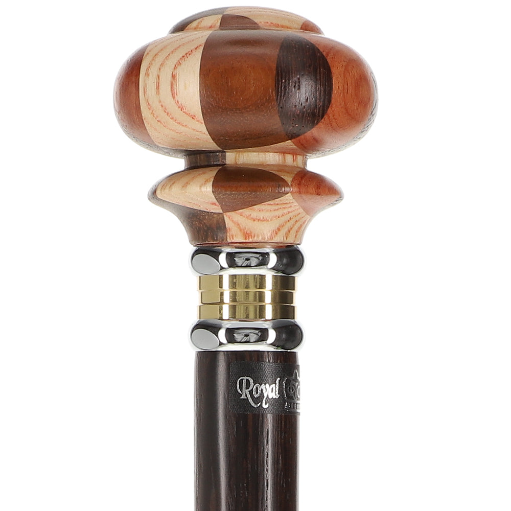 Scratch and Dent Mad Hatter: Inlaid Multi-Wood Knob with Wenge Wood Shaft V3082 Sale Finishline