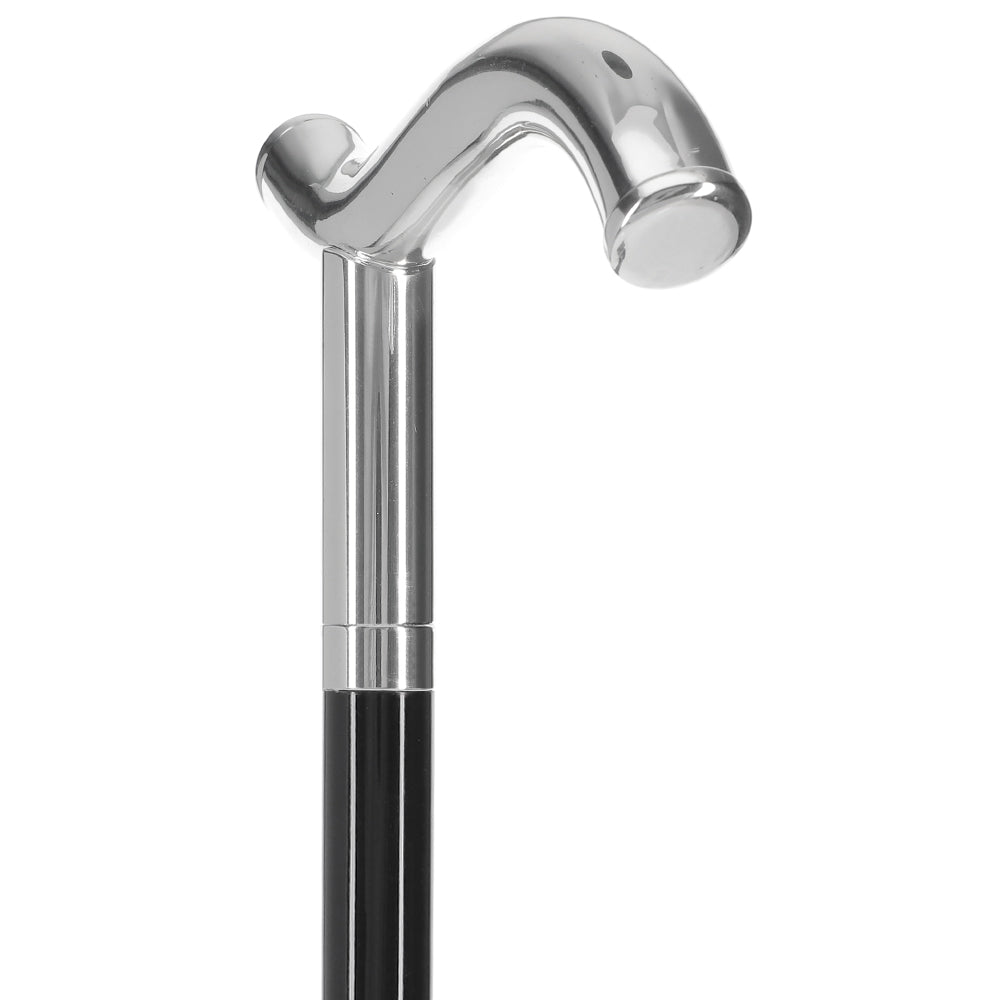 Italian Luxury: Fritz Handle with Opulent Curve, 925r Silver Free Shipping Pick A Best