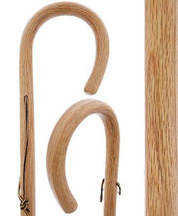 Classic Oak Crook Cane: Natural Rustic Elegance Sale Online Shop