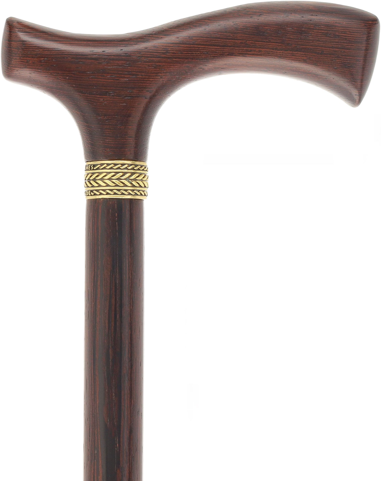 Scratch and Dent Genuine Wenge Wood Fritz Handle Walking Cane V3448 Cheap Pirce