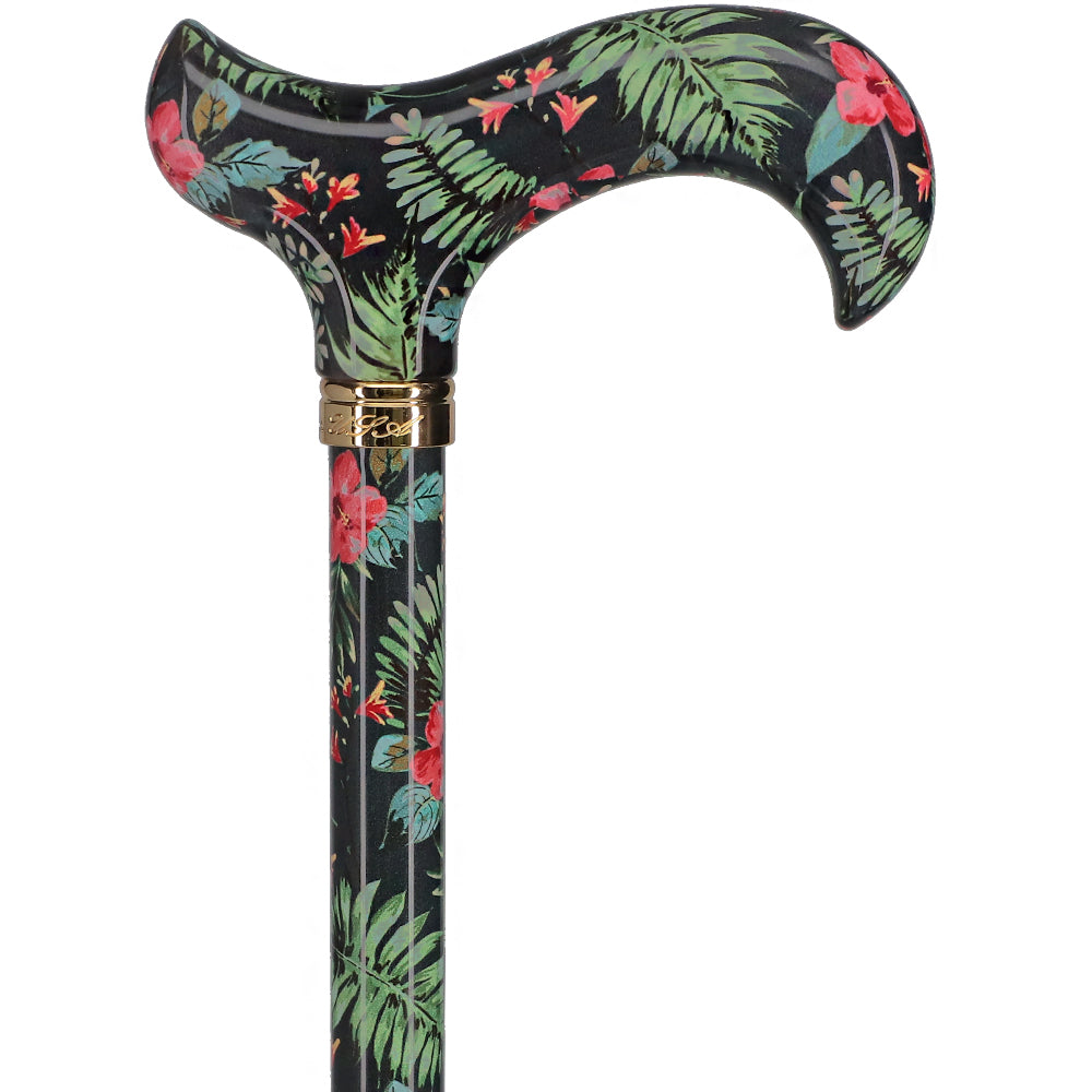 Island Way: Designer Adjustable Cane w/ Patterned Handle Visa Payment For Sale