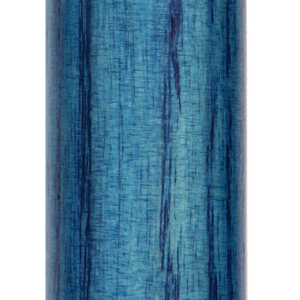 Comfy Denim Blue Palm-Grip Cane: Ash Wood Shaft & Wooden Collar Free Shipping Fast Delivery