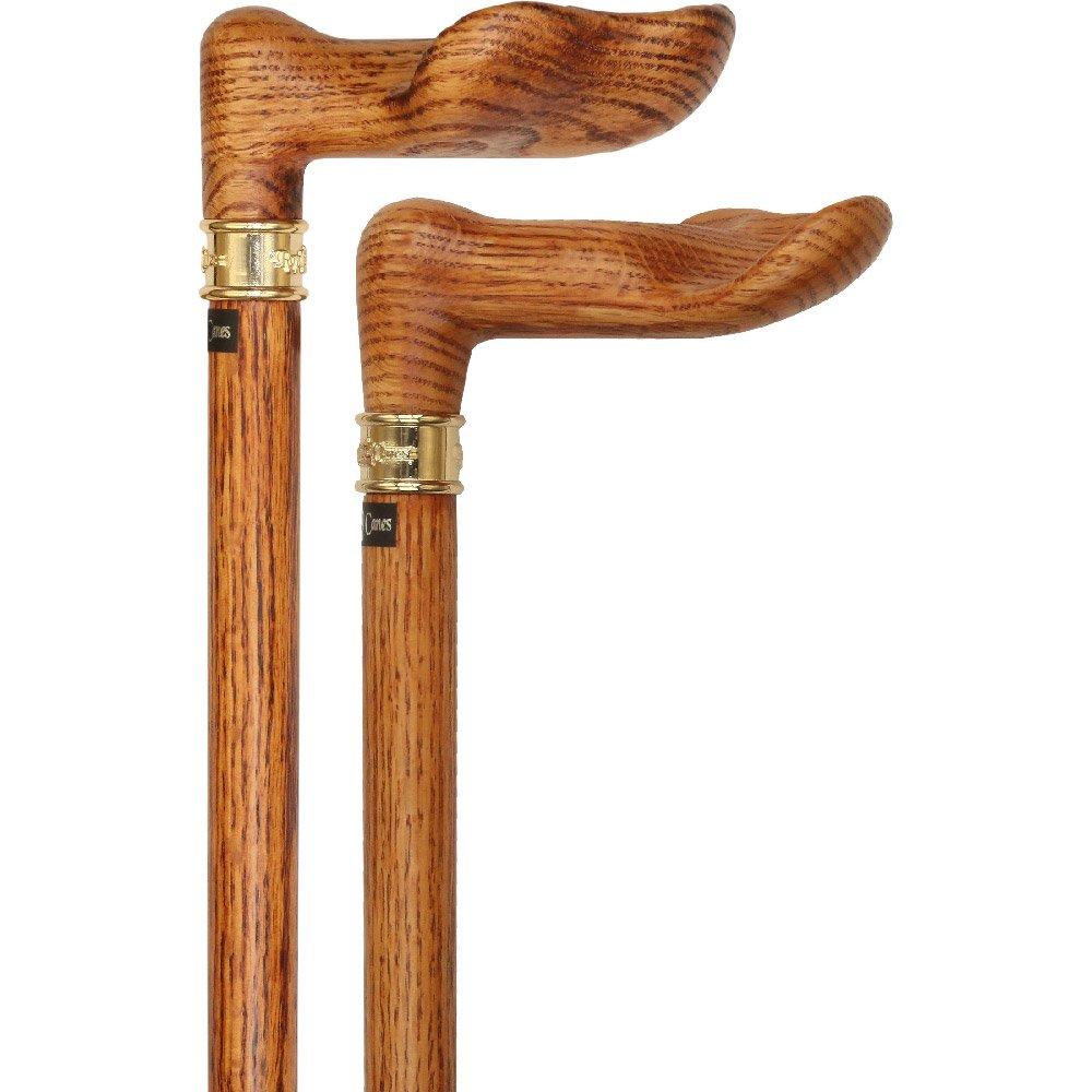 Luxury Oak Palm Grip Walking Cane - Ergonomic Comfort Get To Buy Cheap Pice