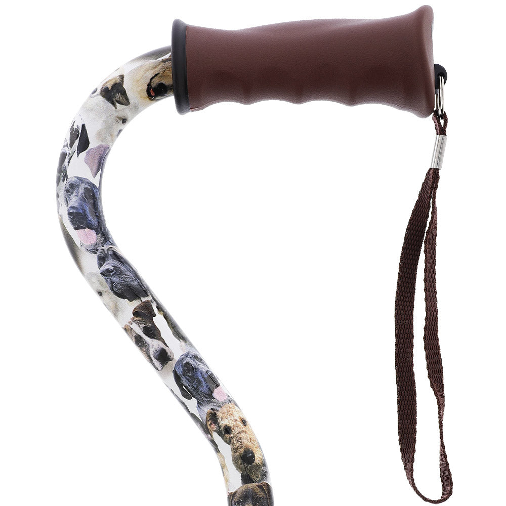 Dog Lovers' Choice: Comfort Grip Offset Walking Cane Low Pice Fee Shipping For Sale