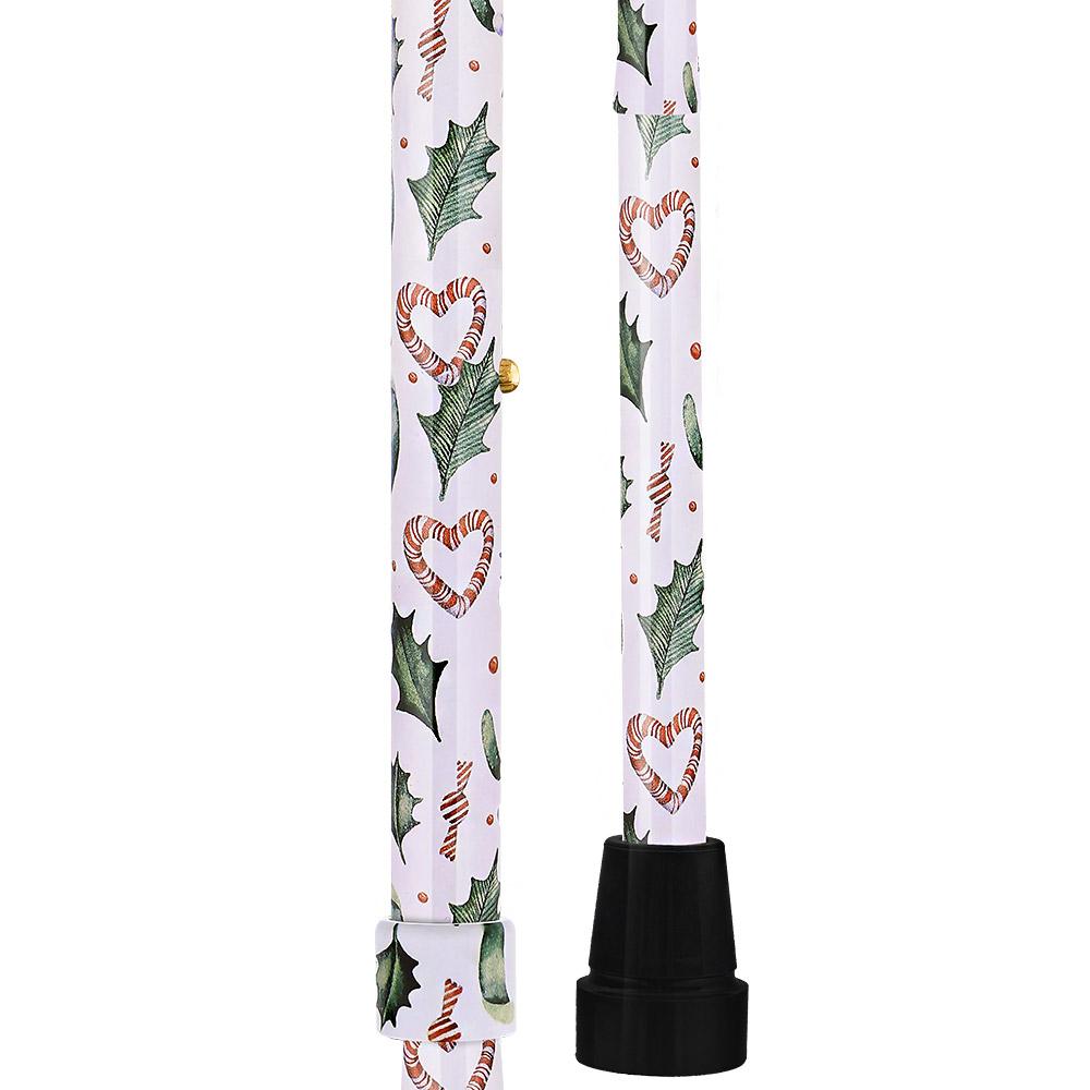 Holiday Cheer Designer Derby Adjustable Cane Perfect Sale Online