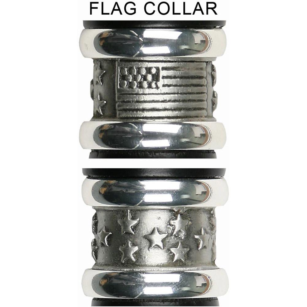 British Flag Emblem Knob Stick: Large Knob, Pewter Collar Low Shipping Cheap Pice