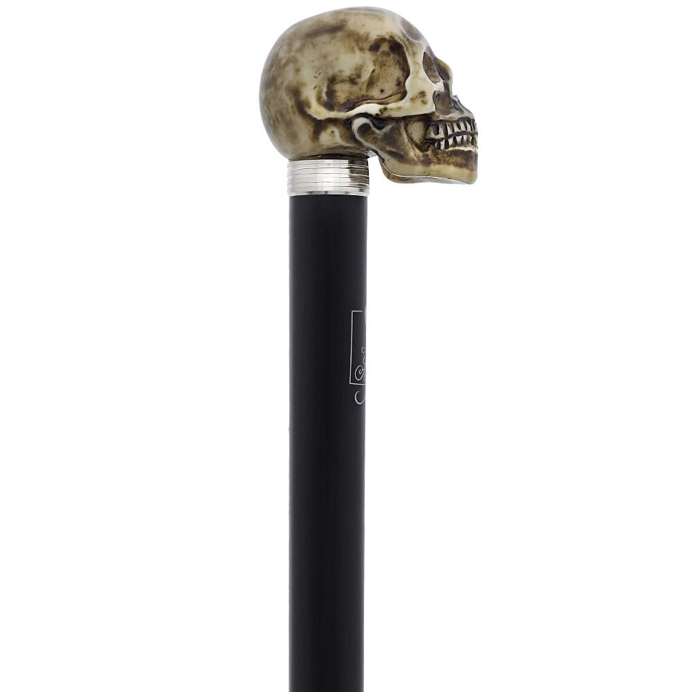 French Faux Bone Skull Sword Stick: Carbon Fiber Shaft 2025 New Sale Online